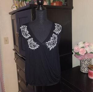 CABLE & GAUGE CROSS FRONT TOP SZ MED